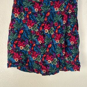 Sag Harbor Multicolor Floral Skort